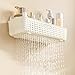 PASNMKvn Multilayer Wall Rack Tool-Free Bathroom & Kitchen Cosmetic Shelf with Hooks Bathroom Wall Shelf