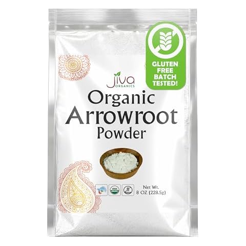 Jiva Organics Arrowroot Flour 8 oz Cover