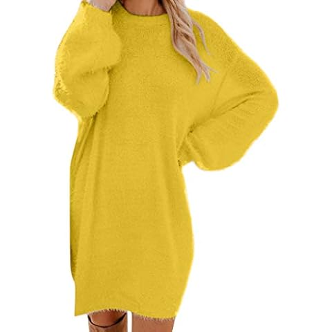 CreoQIJI Women's Casual Pullover Dress Cover