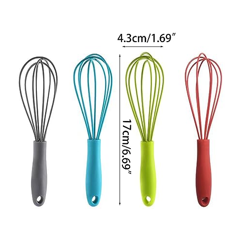 Mini Silicone Eggs Beater Durable Handheld Whisk Cream Foam Maker Non Slip Eggs Blender Silicone Eggs Whiskers Portable - Image 5