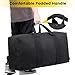 Vorspack Extra Large Duffle Bag for Travel - 100L Duffel Bag for Men Gear Bag for Storage Foldable Weekender Bag for Overnight Camping - Black