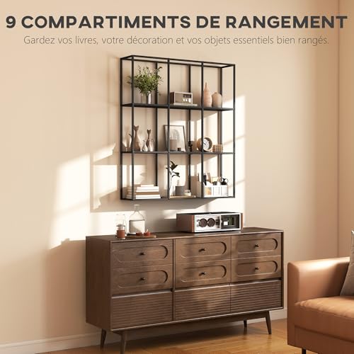 Étagère modulaire en métal pour objets de collection et déco - 7
