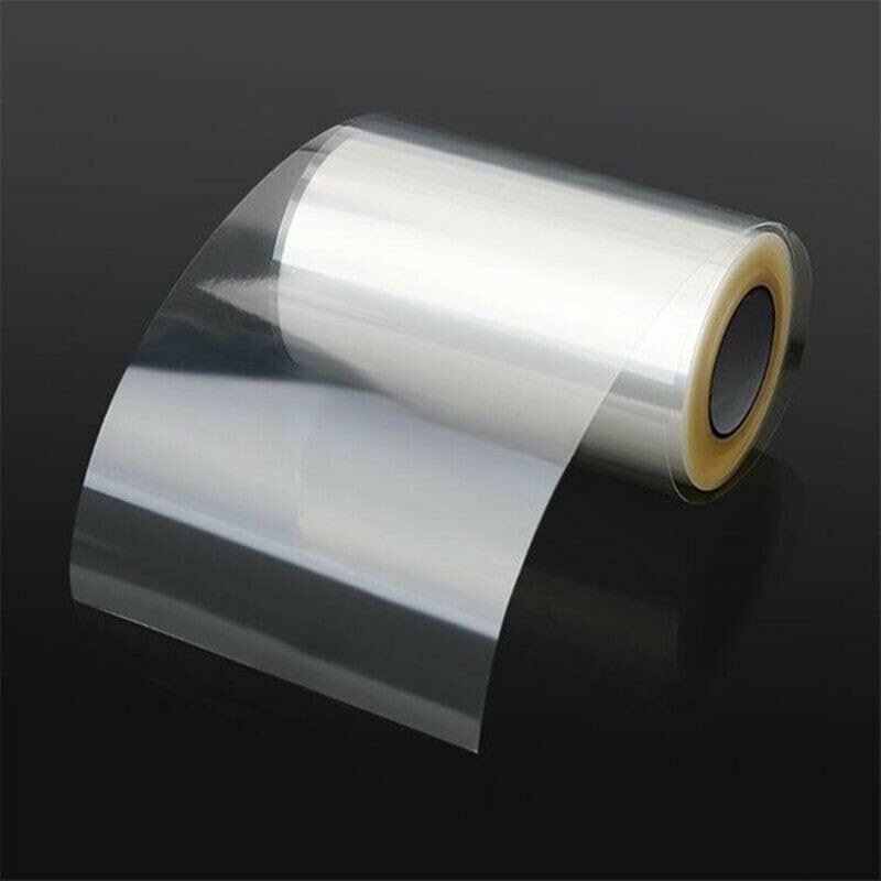 Película de acetato de decoración para hornear 1 rollo transparente para pasteles de mousse (8 cm x 10 m)