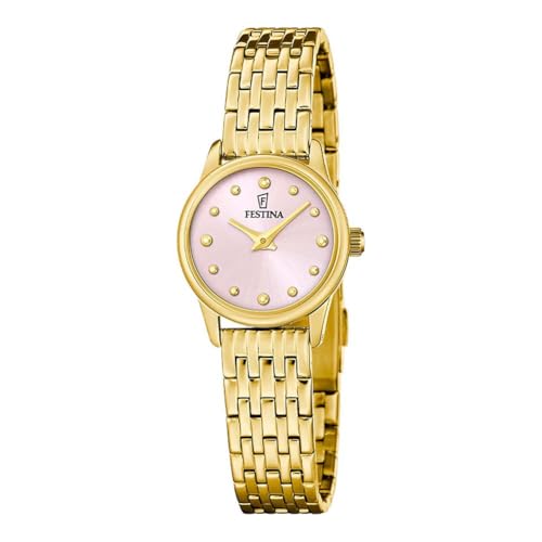 Montre Festina SRA en acier rose pour sublimer vos tenues de bureau et de soirée