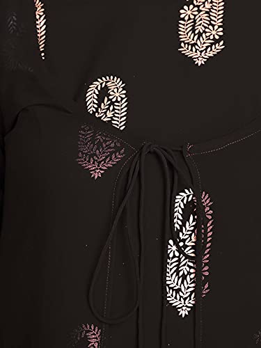 Image of ALC Creation Women's Crepe Printed A-Line Kurti