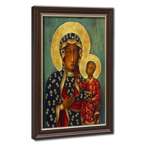 Toile de la Madonna noire de Czestochowa pour créer un espace de méditation serein