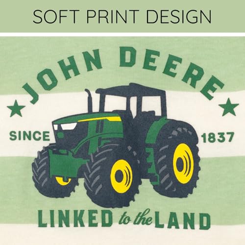 John Deere Truck Romper Newborn to Toddler Sizes (Newborn - 3T)3