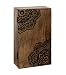 Atmosphera ATM-173878 Boite à Clés en Bois de Manguier sculpté, cm