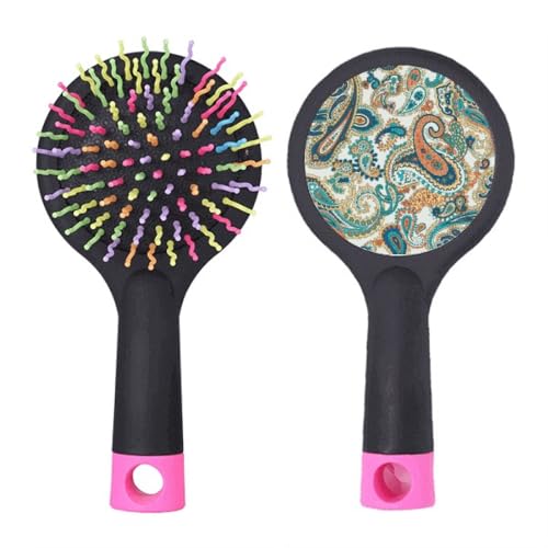 Coussin de brosse à cheveux démêlante motif poisson pour salon de coiffure