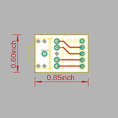 Conector TRRS Treedix de 3,5 mm y 5 pines para reparación de cables de audio 7