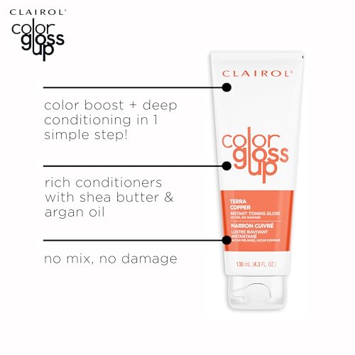 Clairol Colour Gloss Up Conditioner, Terra Copper, 130ml - Image 6