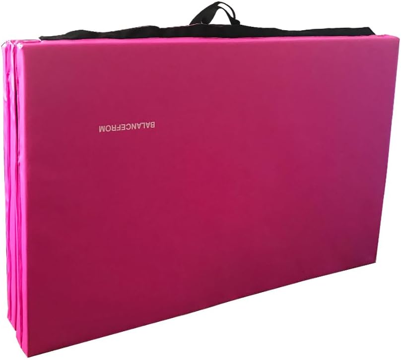 Miniatura 6 de Signature Fitness Alfombrillas multiusos de 4 x 8 x 2 pulgadas, extra gruesas, de alta densidad, antidesgarros, para gimnasia, gimnasio, ejercicios