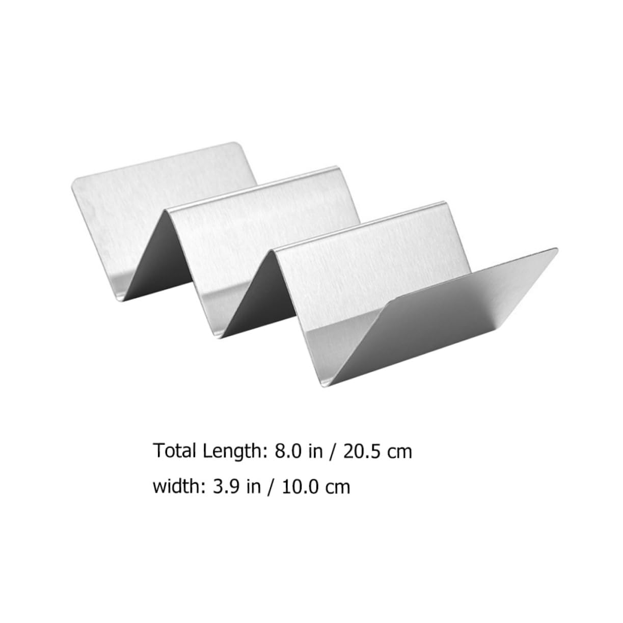 2pcs Stainless Steel Burrito Stand Corn Tortillas Tortilla Stand Taco Racks for Oven Taco Plate Holder Bbq Grill Tray Bbq Kit Taco Stand Kitchen Taco Rack Stainless Steel Taco Rack GRIRIW