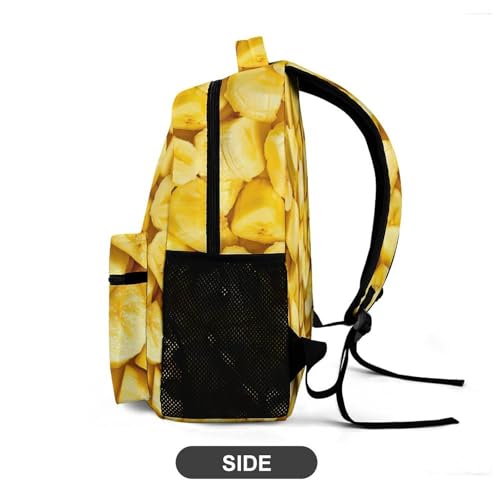 Banana Pieces Travel Backpack Casual Daypack Shoulder Bag with Adjustable Shoulder Straps4
