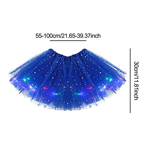 menina iluminar saias tutu | Encantadoras meninas elásticas iluminam saias tutu - 3 camadas saias tu