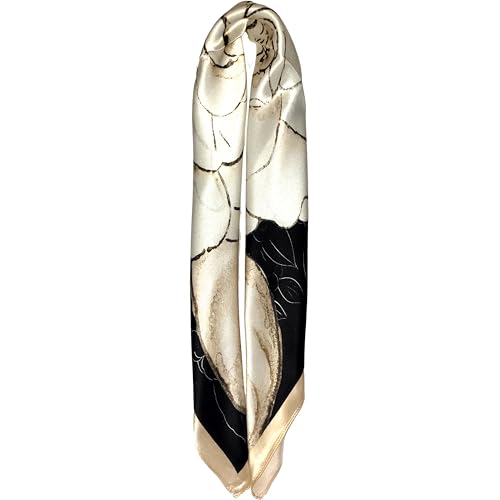 NEW Genuine 100% Mulberry Satin Silk Scarf 26"x26" Medium Square Shawl Wrap2