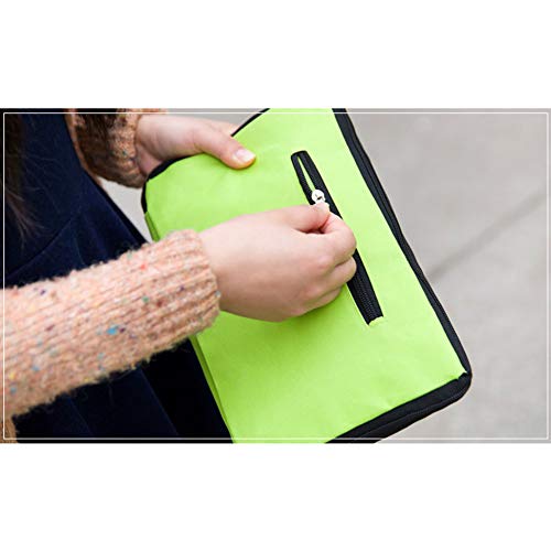 ZHAOHUI Einkaufstrolley Multifunktion Faltbar Einkaufstasche tragbar Wasserdichtes Oxford-Tuch, Laden Sie 6 kg Grün… – Bild 6