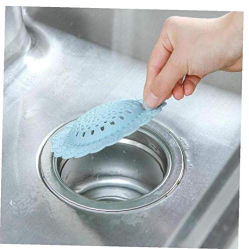 Drain Sink Plug Strainer Filter Silicone Plughole Filter for Kitchen Sink Bathroom Hair Catcher