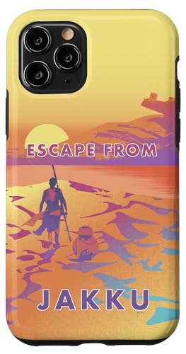 Coque iPhone 11 Pro Star Wars évite les rayures style Jakku pour téléphone