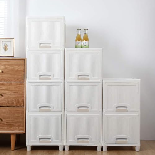 Claiez 5 Units Plastic Cupboard For Clothes Plastic Cabinet For Storage Foldable Wardrobe For Clothes Plastic Cloth Rack For Storage Clothes Storage Cabinet Plastic Modular Drawer Storage Box,White (B0DG3227NZ) Amazon Price History, Amazon Price Tracker