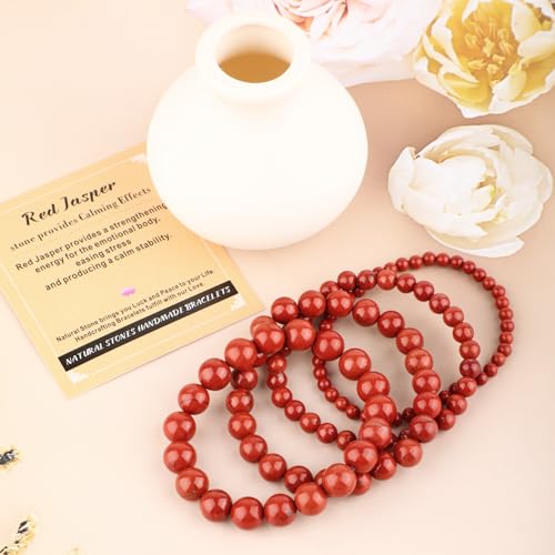 AD Beads 4mm6mm8mm10mm Handmade Bracelet - Natural Gemstone for Peace and Tranquility - Meditation, Yoga, Healing and Energy Gift for Unisex2