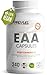 EAA Kapseln hochdosiert 240 Giga Caps mit je 1000 mg EAA (vegan) - Optimiertes Multi-Amino EAA-Pattern (Human Code-Profil) - Ohne Zusatzstoffe - Made in Germany - 100% vegan - ProFuel