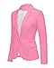 LookbookStore Women Blazers for Work Casual Jacket Blazers for Women Blazer Casual Womens Lightweight Jackets S Suit Jacket Sachet Pink Size S Size 4 6