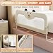 omzer Bed Guard Rail for Toddlers - 32'' Swing Down & Height Adjustable Bed Rail for Toddlers Baby Bed Rail Guard for Twin, Queen, King, Full Size Bed