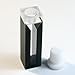 Micro Quartz Cuvette Black Wall 1.4mL PTFE Stopper Cell, Quartz Cuvettes Quartz Cells,