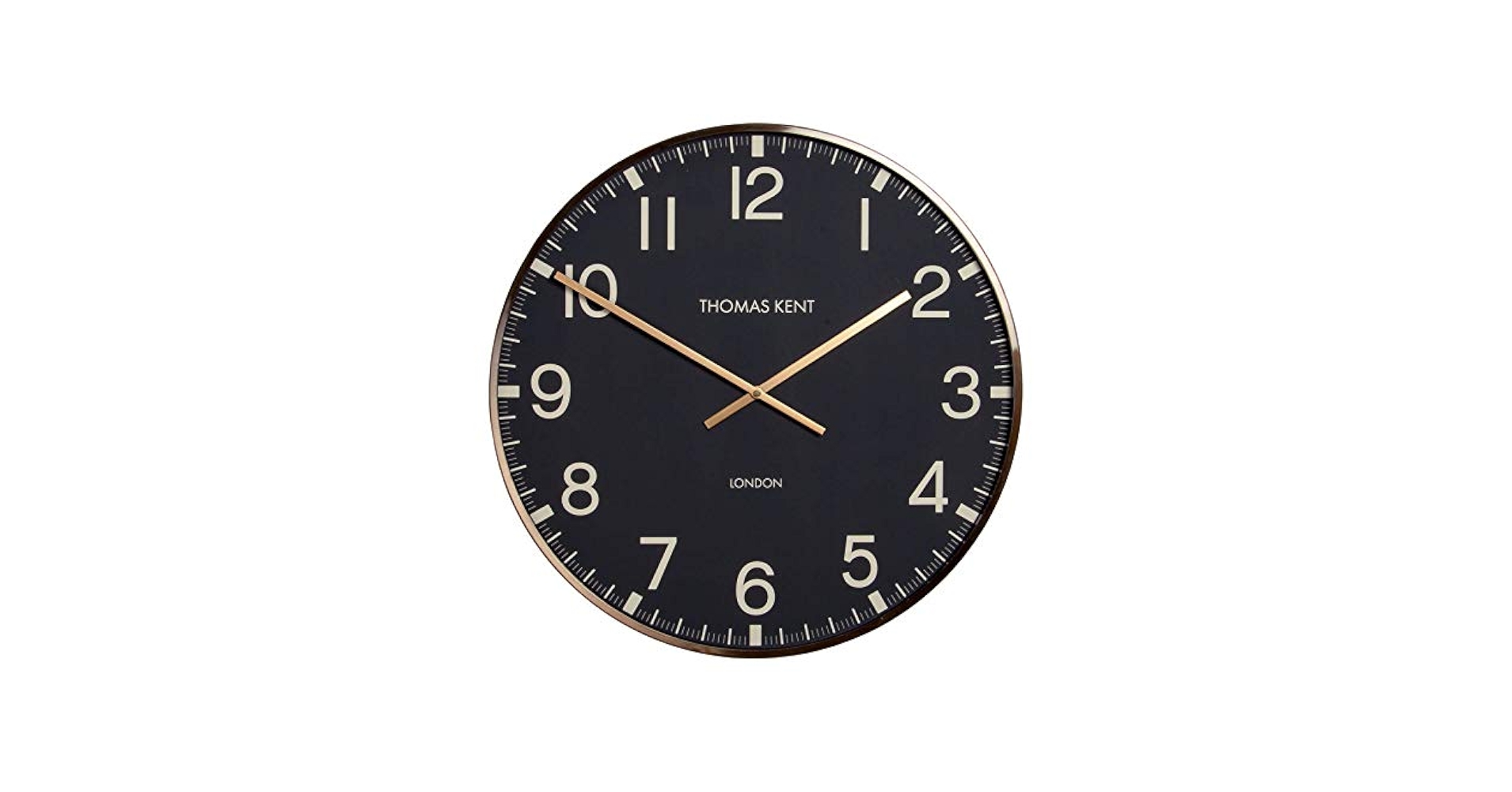 Thomas Kent Black and Clocksmith Brass Extra Large Wall