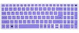 Keyboard Cover for Acer Aspire E 15 E5-575 E5-576G E5-574G E5-573G ES15 ES1-572 / Aspire E 17 E5-772G / Aspire V15 V17 VN7-592G VN7-792G F15 F5-571 F5-573G / Aspire 3 A315 / Aspire 7 A715, Purple