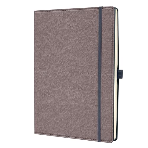 Carnet de notes pointillés A4 couverture rigide SIGEL Conceptum taupe 194p - 4