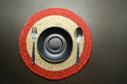 Sets de table ronds en jute : protégez votre table basse avec style - 4
