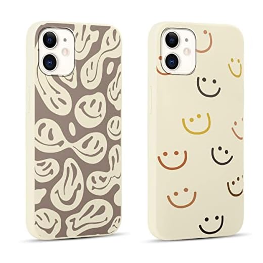 RUMDEY Pacote com 2 capas para celular Samsung Galaxy A13 5G de 6,5 polegadas, design de sorriso estético e bonito, capas de silicone macio fino TPU à prova de choque para mulheres, homens e meninas-Kawaii