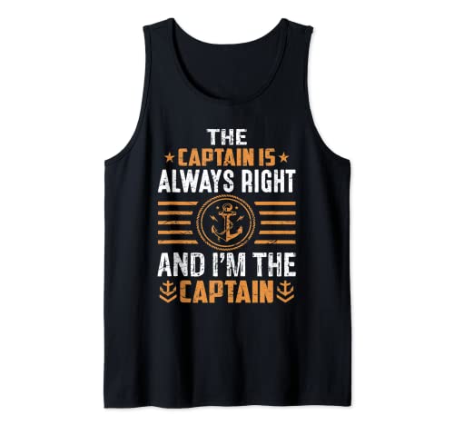 Regalos del propietario del barco divertido capitán camiseta sin mangas