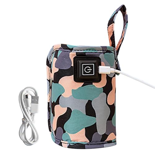 Calentador de biberón para coche - Bolsa de calefacción para biberón ligero 90 G | Protector térmico de leche de viaje fácil de usar | Calentador de botella de bebidas| Calentador de viaje