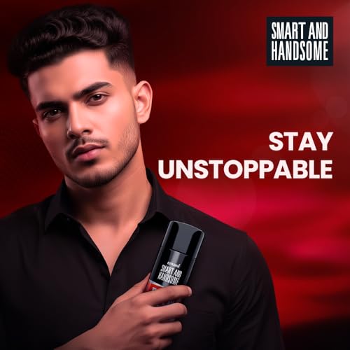 Image of Smart And Handsome Power Play Turbo Energy Perfumed Body Spray For Day Long Freshness,150ml, Dermatologically Tested, Non-Irritant Formula, Zesty Orange & Grounding Base of Patchouli with Black Pepper