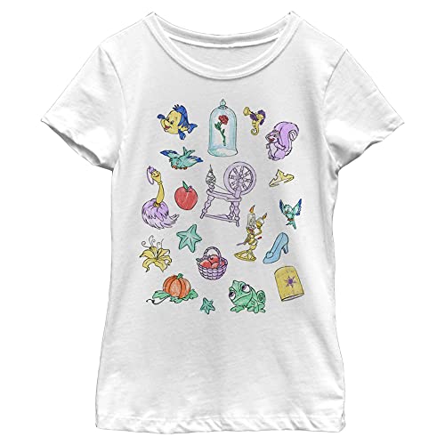 Disney Girl's Doodles T-Shirt