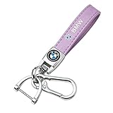 XinHongTu Genuine Leather Car Keyring for BMW M 1 3 5 6 Series X1 X3 X5 X6 Z4 X6 X8,Key Ring Lanyard Accessories Black Key Chain Keyring,for Men and Woean…