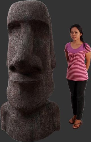 Amazon | 高さ182cm！モアイ像 ビッグフィギュアB型（等身大