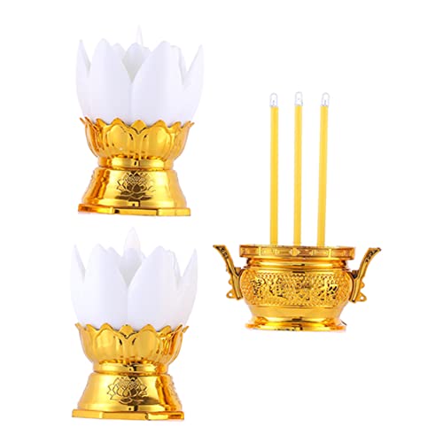 Lurrose 1 Zbg @̃v dqo[i[ F̍F ̍F Ledv FCg dC Led Lotus Ower Lamp. @̌ dR 