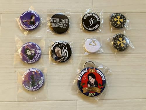 氷室京介20th anniversaryツアー'08パンフ/ストラップ/缶バッチ