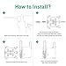 GL.iNet WiFi Router Holder Wall Mount with Screws, Compatible with GL-A1300 (Slate Plus), GL-SFT1200 (Opal), GL-MT1300 (Beryl) Router, Networking Device Bracket, Easy to Install (White)