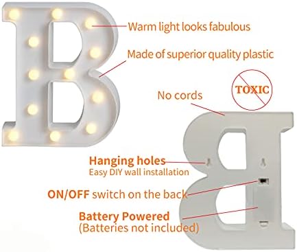 LED Marquee Letters Lights,Light Up BAR Sign,Letter Lamp Pub Bar Sign Light Battery Operated for Wedding Birthday Party Christmas Lamp Home