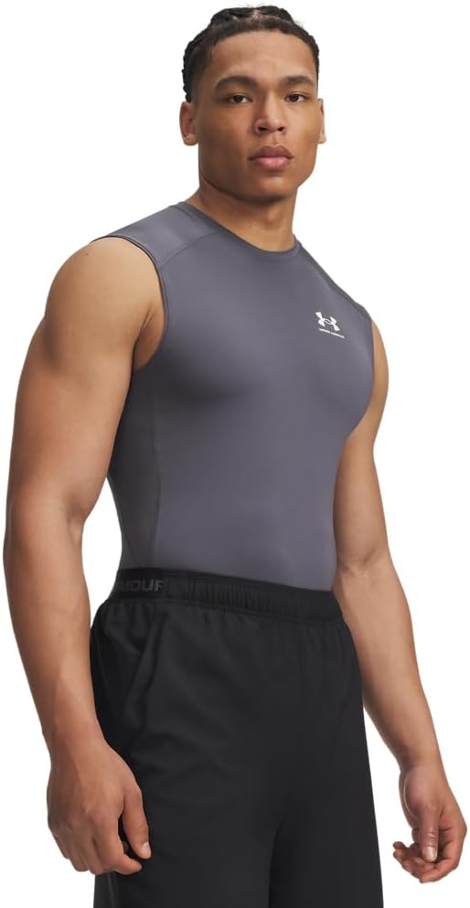 Under Armour Men's HeatGear Armour Sleeveless Compression T-shirt