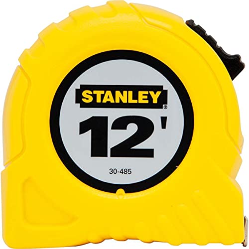 Mètre ruban Stanley avec blocage | Ruban acier 3,7 m x 1,27 cm 30-485
