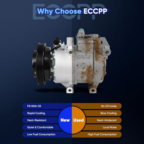 Image of ECCPP AC Compressor Fit for Hyundai Elantra 2.0L 2007-2012 AC Compressor with Clutch