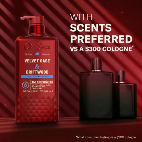 Old Spice Hand & Body Lotion for Men, Velvet Sage & Driftwood, 20 fl oz - image 9