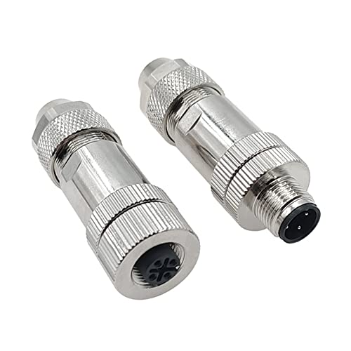 Connecteur M12 mâle femelle blindage de signal renforcé pour éliminer les interférences réseaux