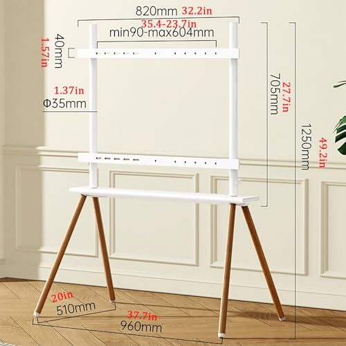 Soporte de piso universal para TV 32-75 pulgadas miniatura 2